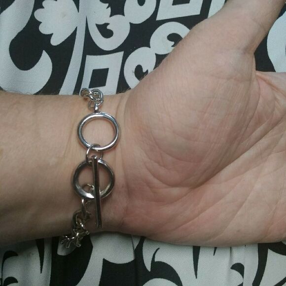 Charmed Heart Crystal Bracelet silver toned - Picture 2 of 2